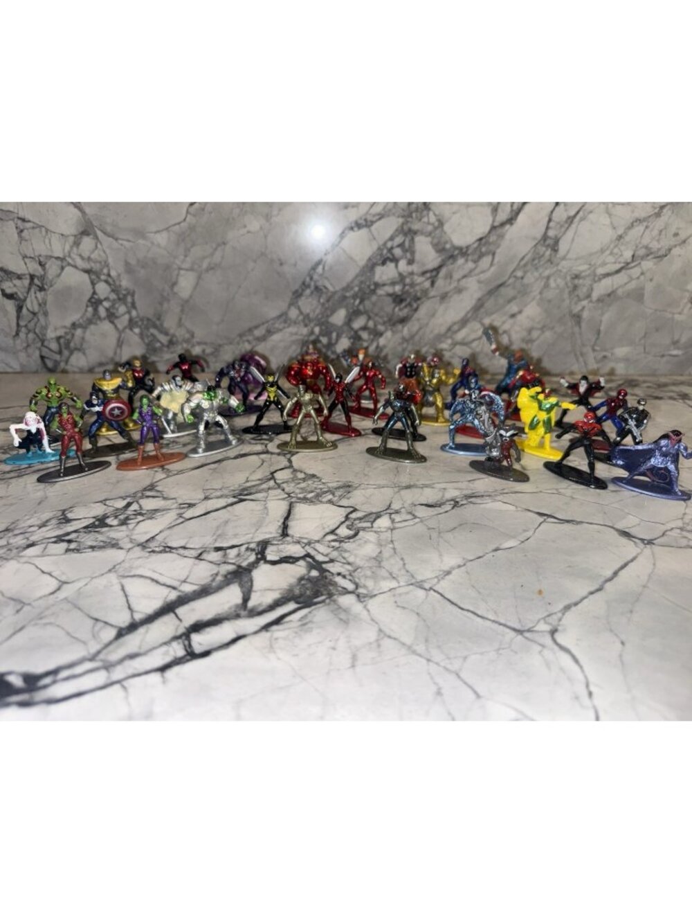 Jada Toys Marvel Nano Metalfigs MiniFigures DieCast Metal Lot 35 Figures